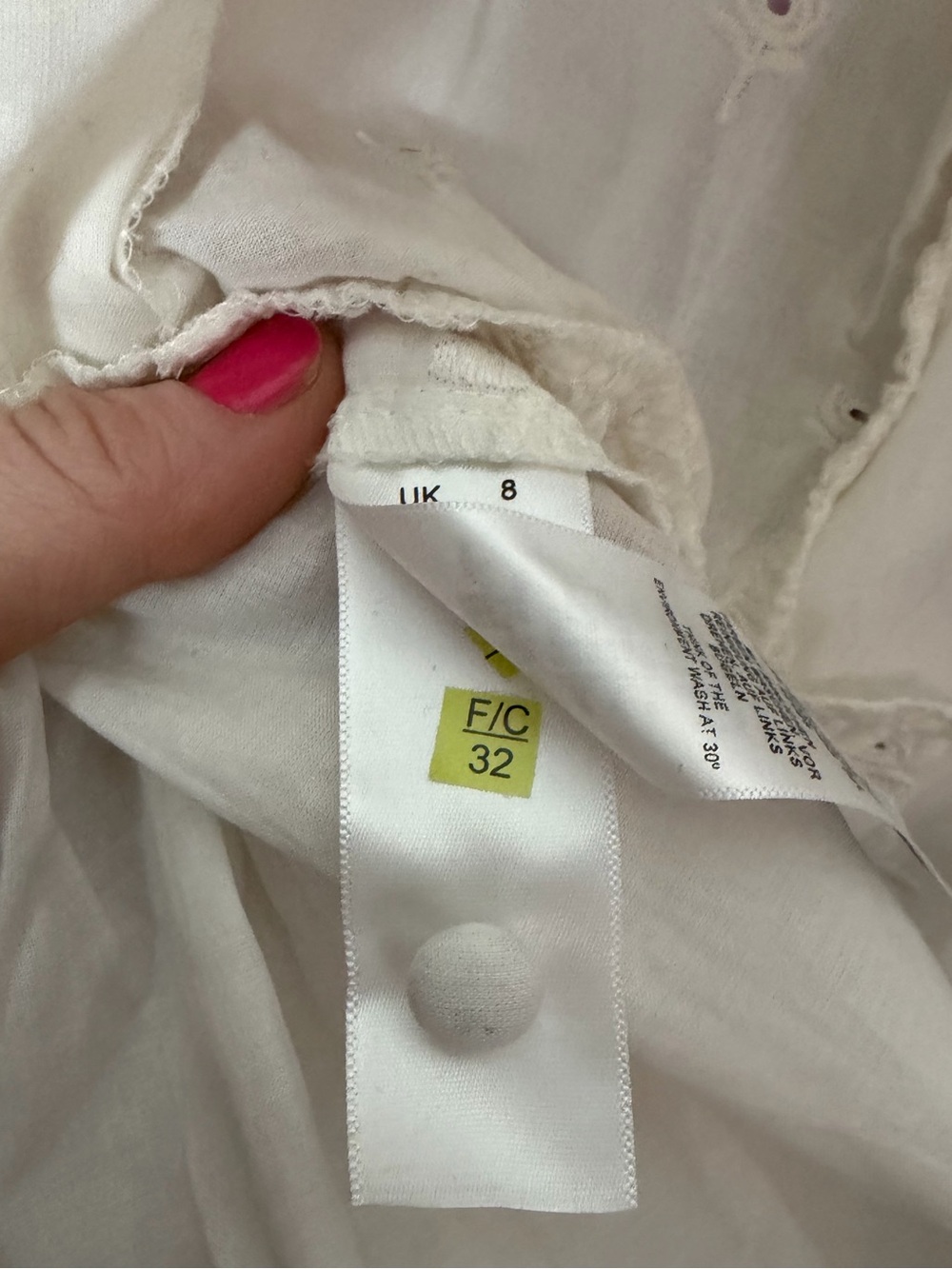ASOS | NWT CREAM RUFFLE PEPLUM TOP - Picture 5 of 9